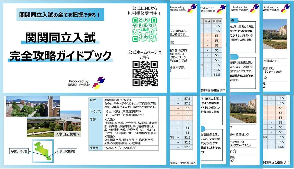関関同立入試 完全攻略ガイドブックのプレビュー